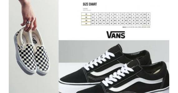 Cách chọn size giày Vans một cách hoàn hảo cho mọi đôi chân