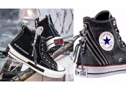 Giày Converse cổ cao khóa kéo – Khi đôi giày quen thuộc kết hợp cùng chiếc zipper