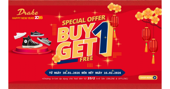 BIG SALE MUA 1 ĐƯỢC 2 TẠI DRAKE VN