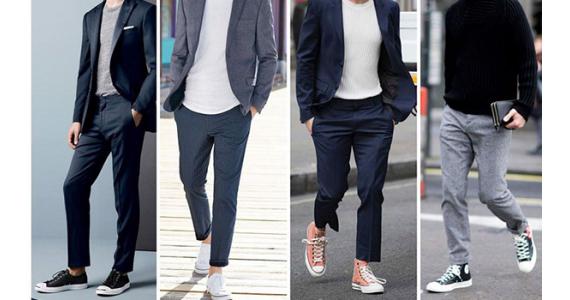 Mặc vest đi giày Converse để tạo nên phong cách không thể nhầm lẫn