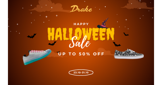ĐẠI TIỆC HALLOWEEN - DRAKE VN SALE KINH HOÀNG 