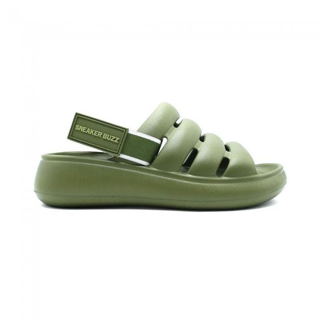 Dép Sneaker Buzz Strap Slide Punch Platform 