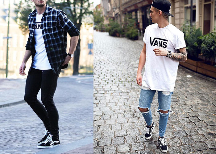 Chinh phục những outfit năng động nhất với áo thun Vans cho nam