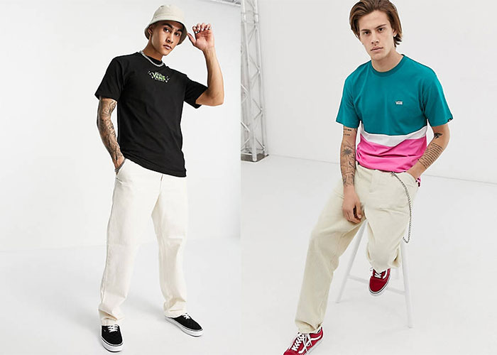 Chinh phục những outfit năng động nhất với áo thun Vans cho nam