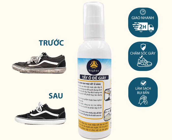 Đế giày Vans bị ố vàng - Tips loại bỏ vết ố trong vòng 1 nốt nhạc