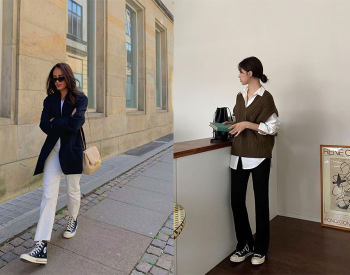 Đi giày Converse cổ cao mặc với quần gì để trở nên “thật ngầu”