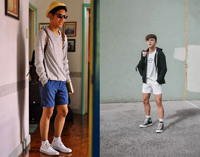 Đi giày Converse cổ cao mặc với quần gì để trở nên “thật ngầu”