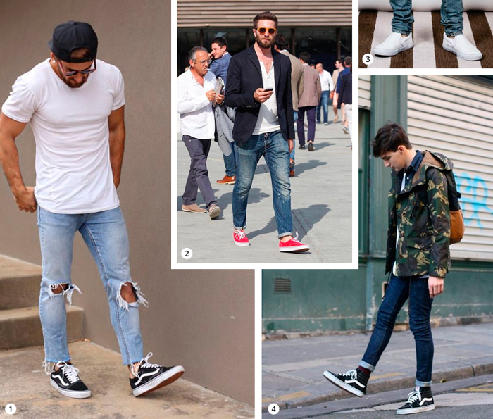 Các kiểu giày Vans nam với những bản phối sành điệu