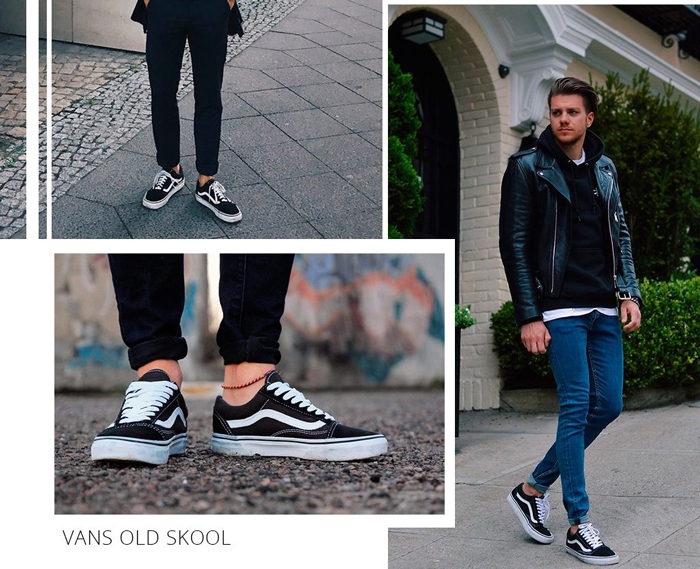 Các kiểu giày Vans nam với những bản phối sành điệu