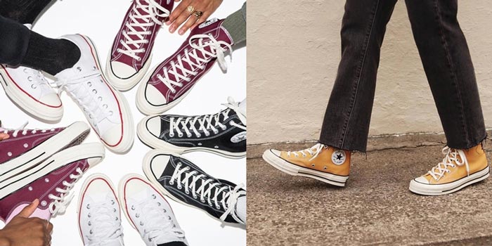 Đánh thức phong cách retro với giày Converse cổ cao 1970s