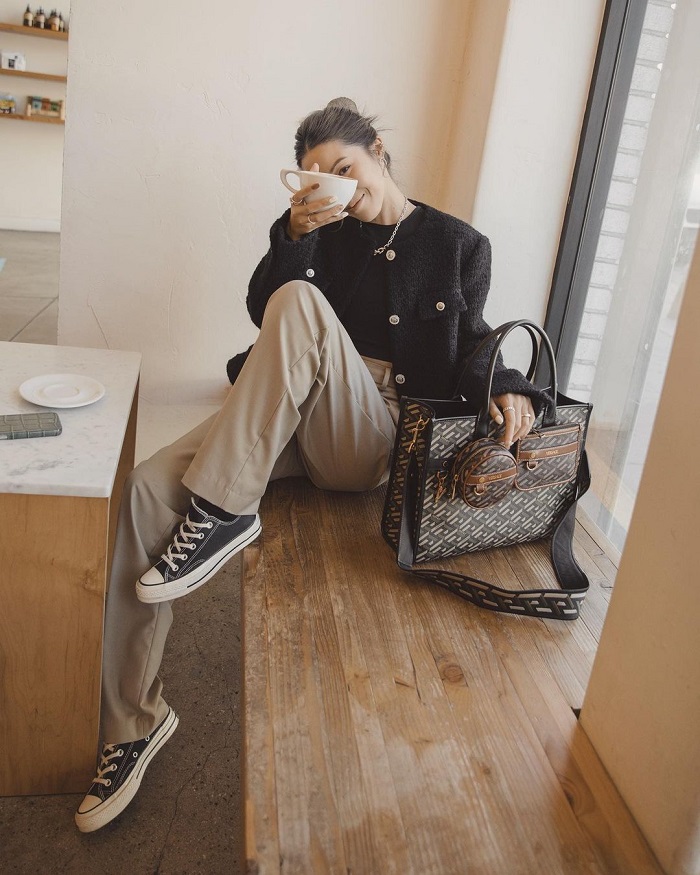 Giày Converse nữ phối đồ thổi tan những outfit nhàm chán thường ngày 
