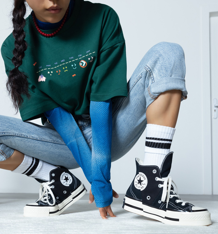 Giày Converse nữ lan tỏa năng lượng sành điệu cùng những bước đi êm ái