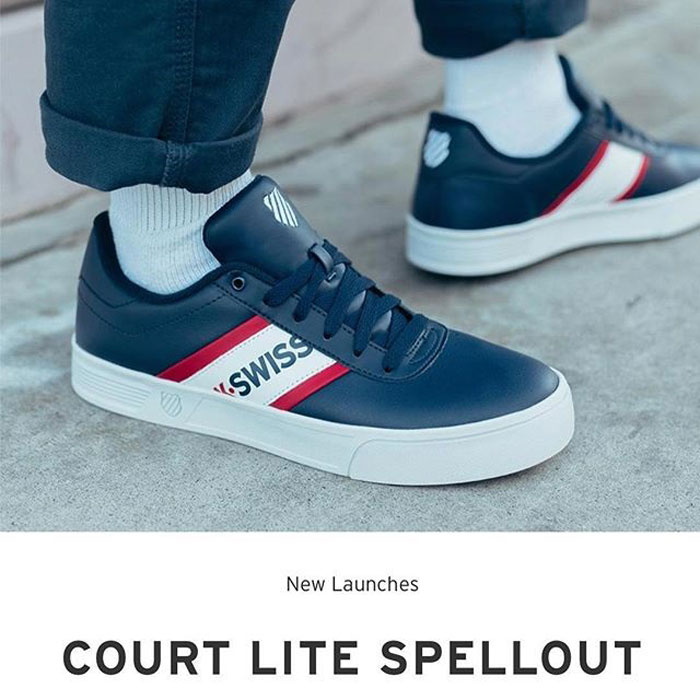 K-Swiss Court Lite Spellout – Phiên bản sneaker của lối sống hiện đại!