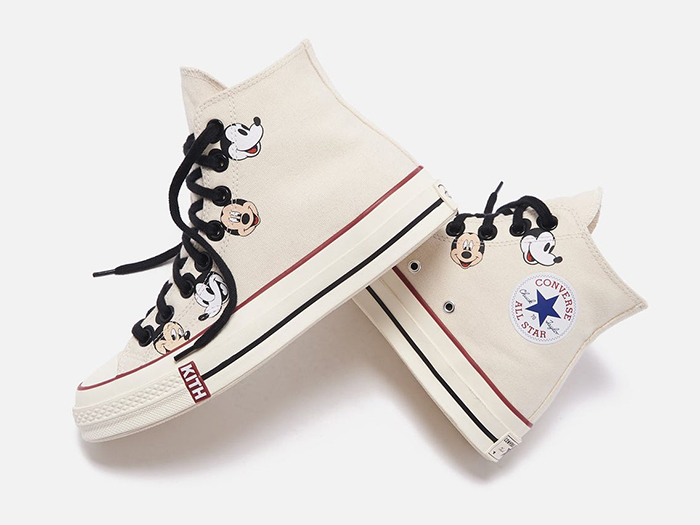 Săn vé về tuổi thơ cùng Kith x Converse x Disney Mickey Mouse Chuck 70s