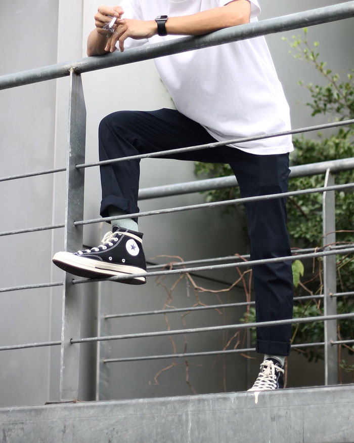 Lùn có nên đi giày Converse cổ cao? Mẹo hack chiều cao dành cho bạn