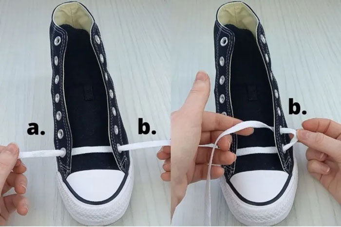 Bí quyết làm mới đôi giày từ những kiểu thắt dây giày Converse đẹp