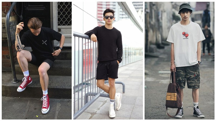 Bật mí cách phối quần áo với giày Converse cao cổ nam cực cá tính