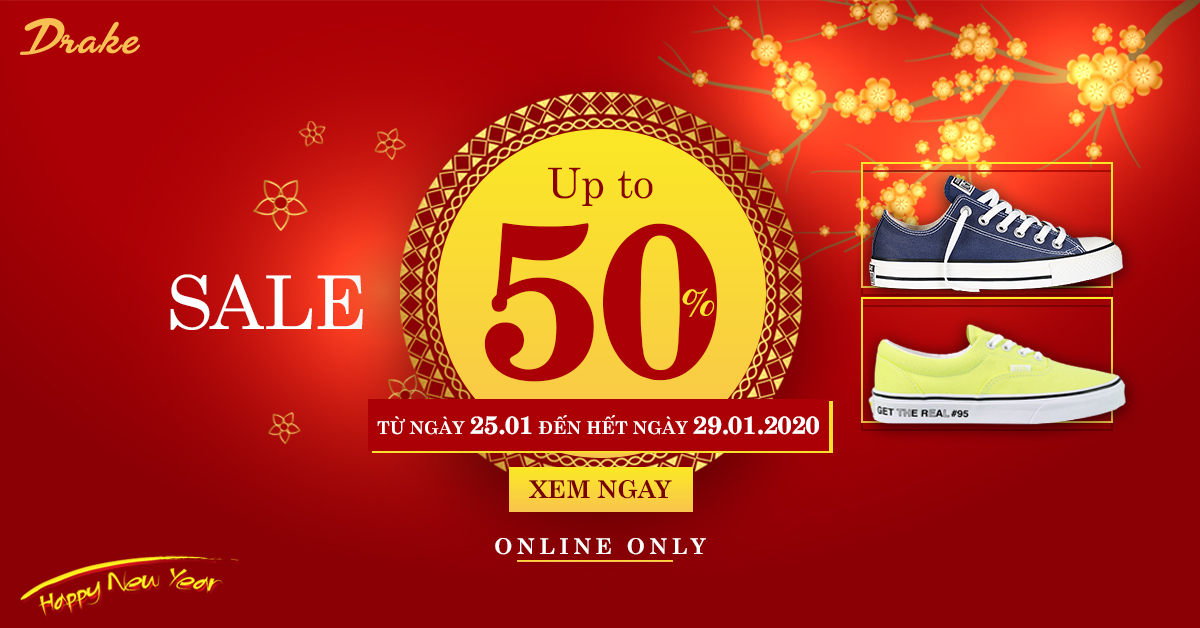DRAKE VN: SALE XUYÊN TẾT - NGẬP TRÀN KHUYẾN MÃI