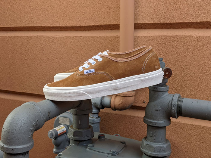 Trên tay mẫu giày Vans Authentic Pig Suede với tính năng vượt trội
