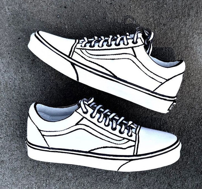 Ý tưởng mới để “refresh” một đôi giày Vans Old Skool cũ 