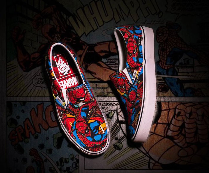 Vans Spiderman - Bí quyết tạo nên sức hút đặc biệt từ ngoại hình kinh điển