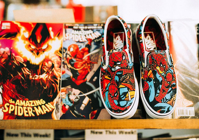 Vans Spiderman - Bí quyết tạo nên sức hút đặc biệt từ ngoại hình kinh điển