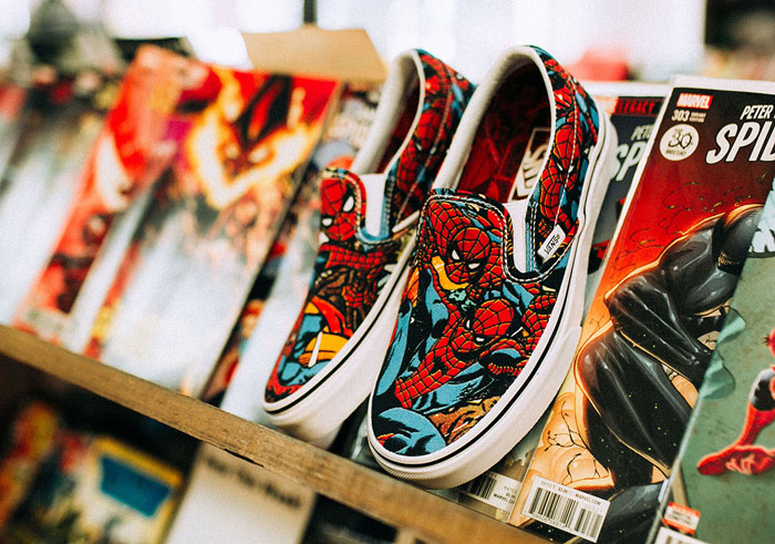 Vans Spiderman - Bí quyết tạo nên sức hút đặc biệt từ ngoại hình kinh điển