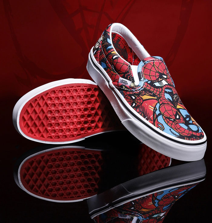 Vans Spiderman - Bí quyết tạo nên sức hút đặc biệt từ ngoại hình kinh điển