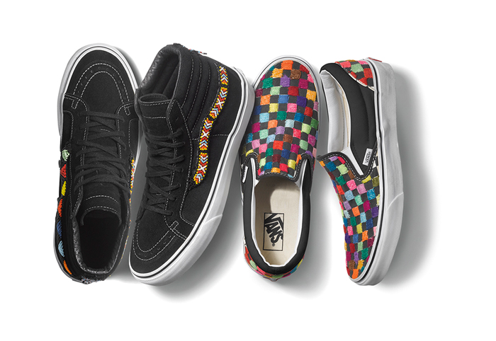 Nghệ thuật thay áo mới độc đáo qua các mẫu Vans họa tiết