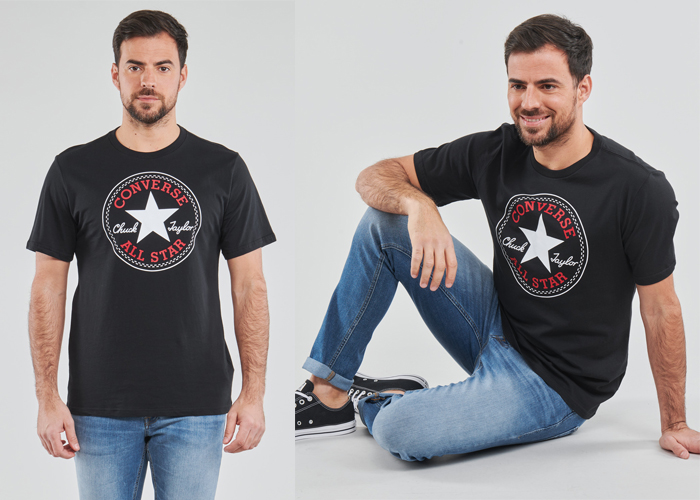 Hé lộ những mẫu áo Converse đen đang đổ bộ vào làng thời trang