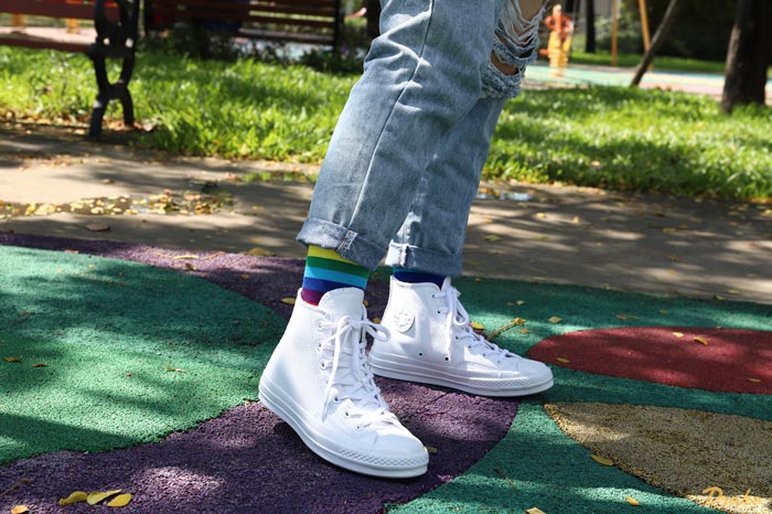 Nâng tầm phong cách với những mẫu Converse da chất lượng