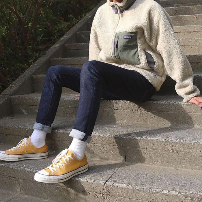 Chinh phục mọi outfit cùng sắc vàng rực rỡ của giày Converse Sunflower 1970s