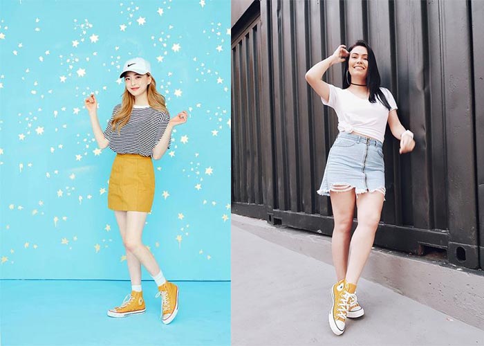 Chinh phục mọi outfit cùng sắc vàng rực rỡ của giày Converse Sunflower 1970s