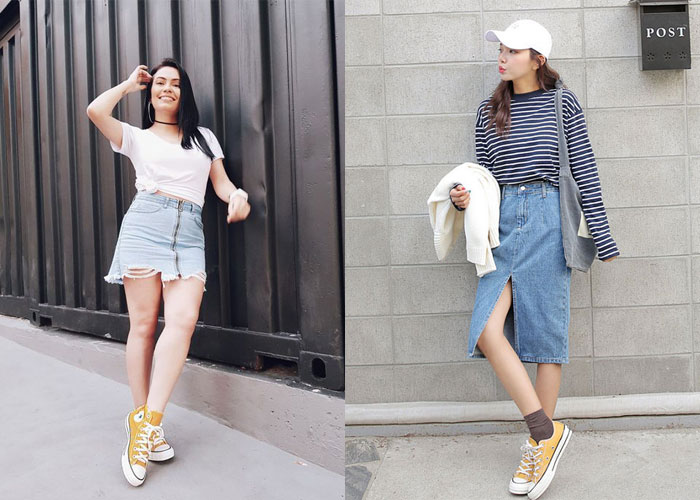 Check ngay những kiểu phối độc lạ cùng giày Converse 1970 vàng trendy