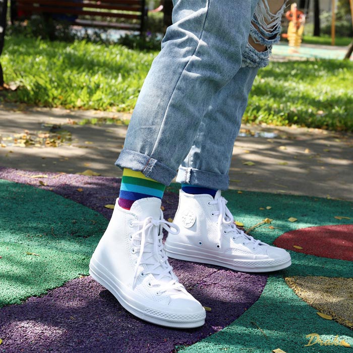 Đắm chìm với những mẫu Converse 1970s white high trứ danh 