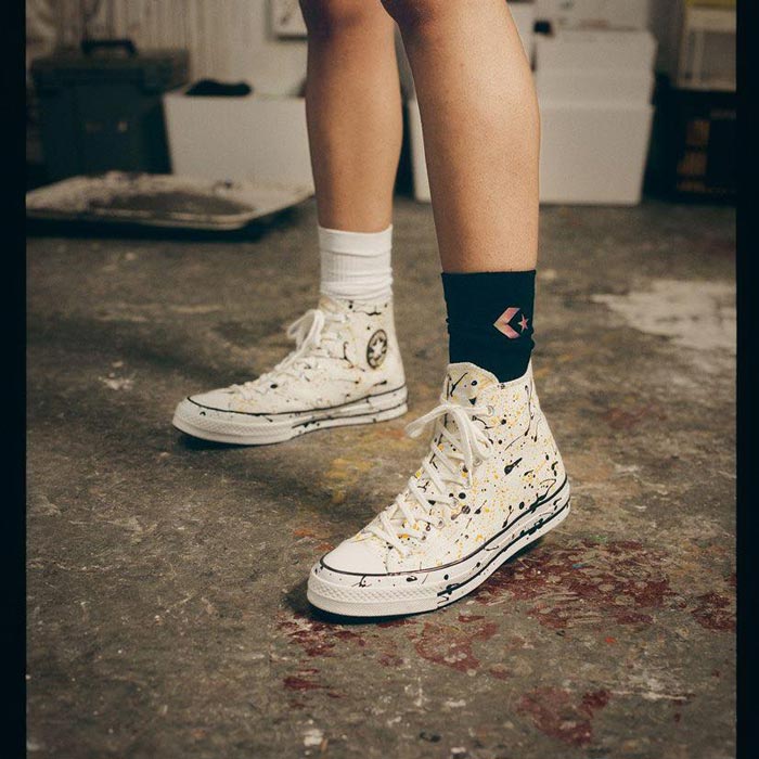 Đắm chìm với những mẫu Converse 1970s white high trứ danh 