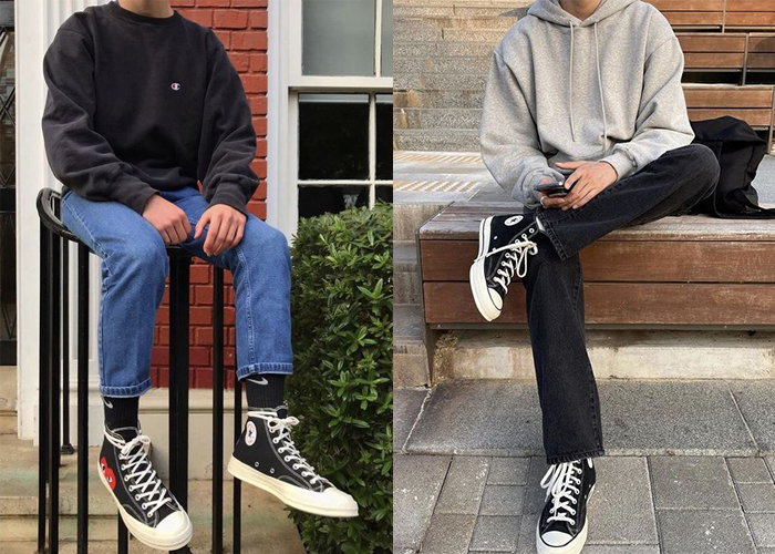 Tạo điểm nhấn đầy phong cách với giày Converse All Star Man