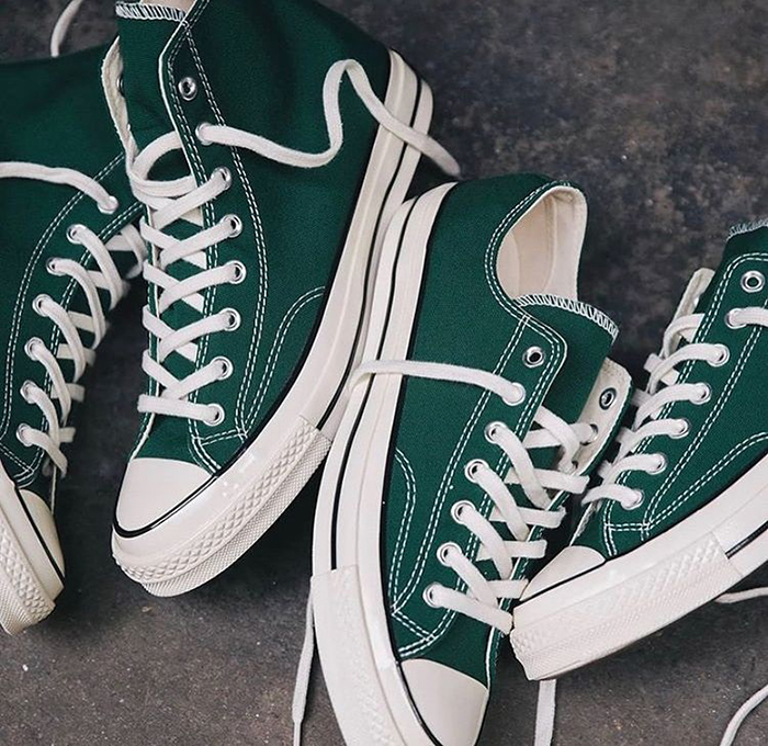 Top 4 mẫu giày Converse Green khiến bạn không thể rời mắt