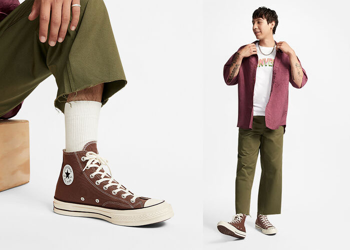Vẻ đẹp cổ điển nhất định không thể bỏ lỡ của giày Converse nâu