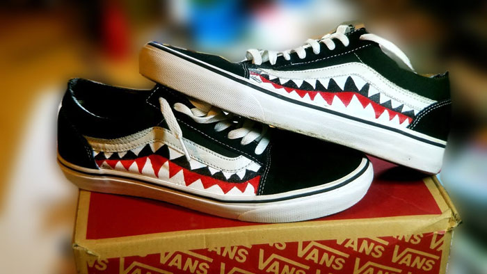 Custom giày vans classic - Hô biến đôi giày cũ của bạn trở nên ấn tượng