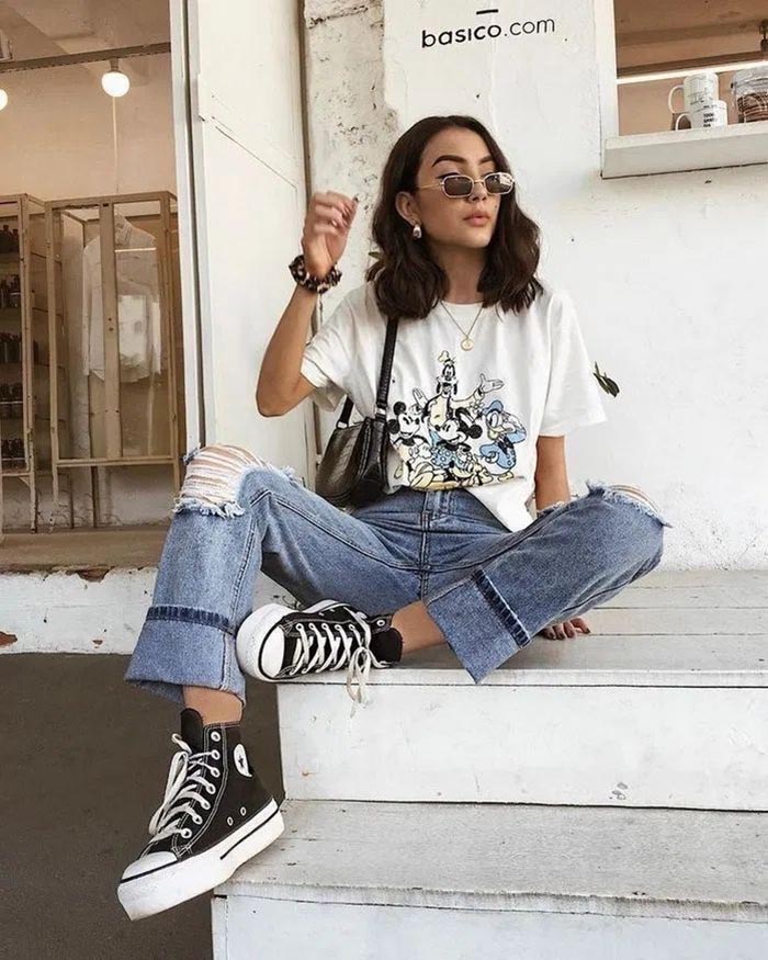 Bật mí bí kíp diện đồ cùng giày Converse sao cho đẹp