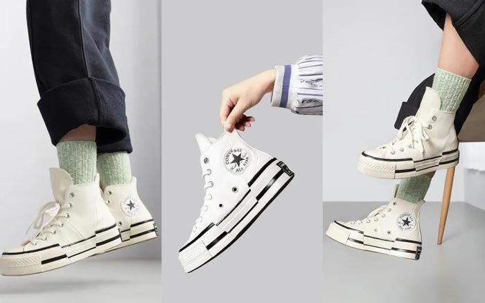 Những bước chân đầy năng lượng với giày Converse độn