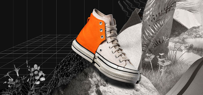 Giày Converse 2 màu định hình bởi “Color Wheel”