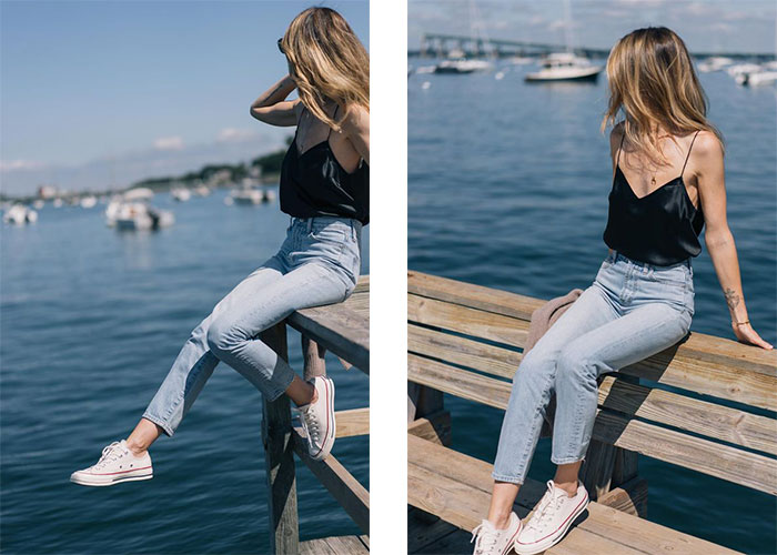 Chân ái cho mọi outfit với giày Converse cổ thấp phối đồ nữ