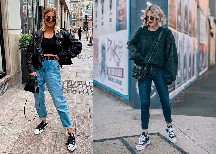 Chân ái cho mọi outfit với giày Converse cổ thấp phối đồ nữ