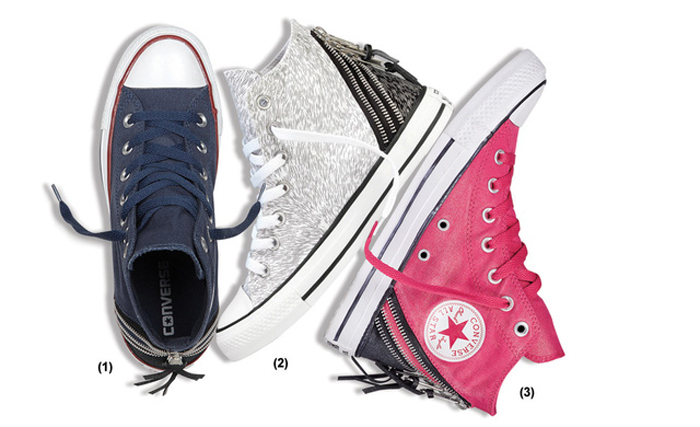 Cuộc “đổ bộ” của những chiếc zipper trên giày Converse cao cổ có khóa