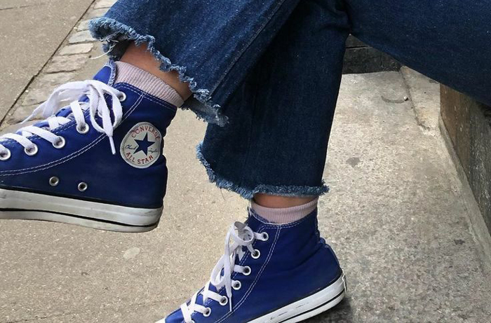 converse classic xanh