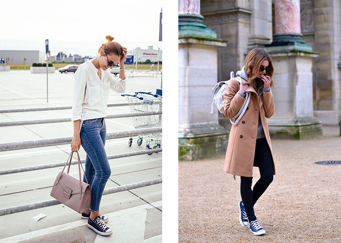 Trở lại thiết kế basic cực thời trang của giày Converse Classic xanh navy