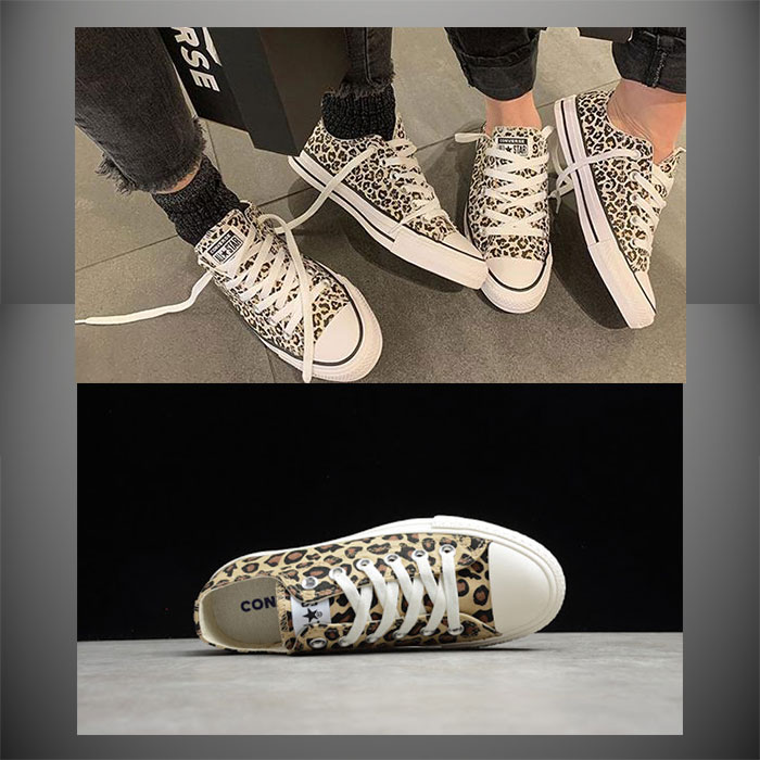 Xu hướng Leopard “nóng” trở lại trên giày Converse da beo