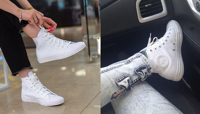 Giày Converse da cao cổ và xu hướng thời trang hiện đại